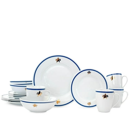 Star Trek: The Next Generation Dinnerware Sets | 16-Piece Ceramic Dinner Set