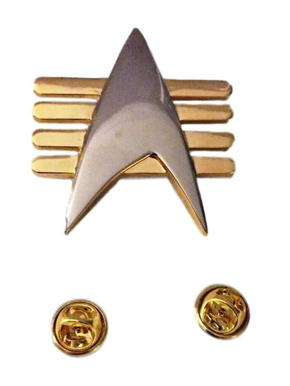 Star Trek The Next Generation Future Imperfect Full Size Metal Pin