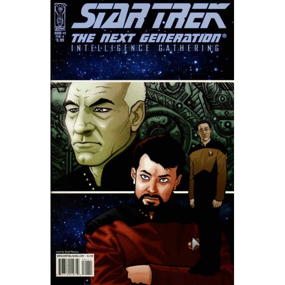 Star Trek: The Next Generation: Intelligence Gathering #1A VF ; IDW Comic Book