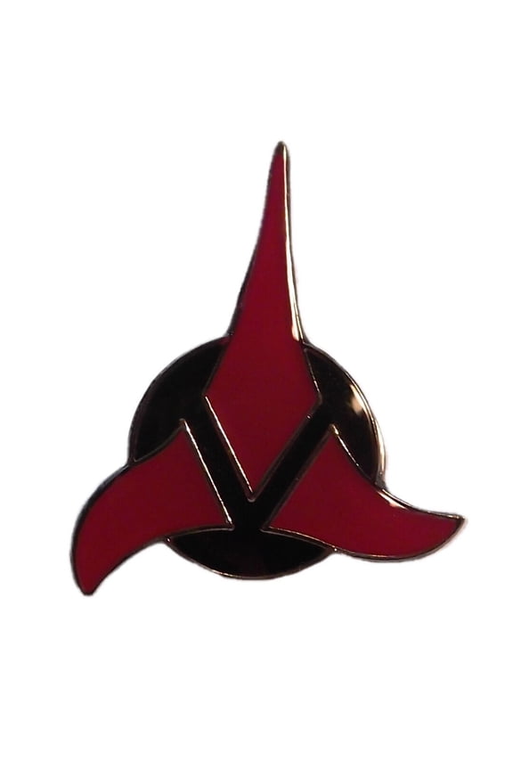 Star Trek The Next Generation Klingon Empire Logo Large 1 3/4" Tall Enamel Pin