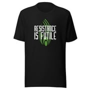 Star Trek: The Next Generation Resistance is Futile Adult Unisex Short Sleeve T-Shirt - Officially Licensed - XLarge