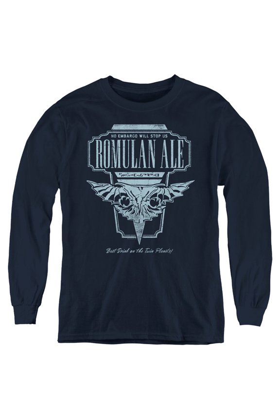 Star Trek The Next Generation - Romulan Ale - Youth Long Sleeve Shirt - Large