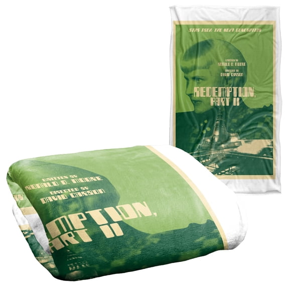 Star Trek The Next Generation Season 5 Episode 1 Silky Touch Super Soft Throw Blanket 36" x 58"