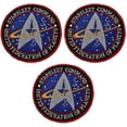 thumbnail image 1 of Star Trek The Next Generation Starfleet Command Set of 3 Embroidered Patches, 1 of 1