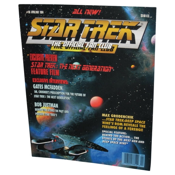 Star Trek The Official Fan Club April May 1994 Magazine Book #96