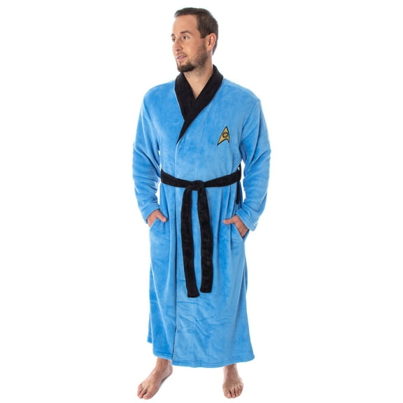 Star Trek The Original Series Adult Costume Fleece Plush Lounge Robe Bathrobe Loungewear