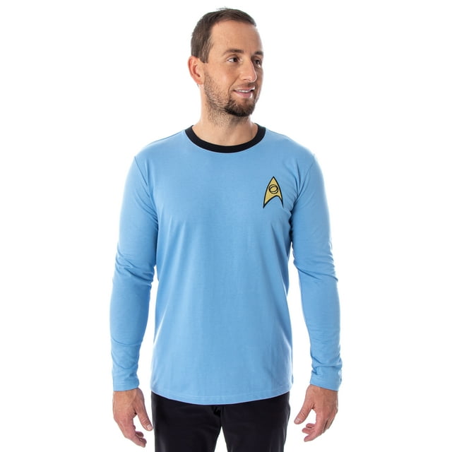 Star Trek The Original Series Men's Costume Long Sleeve Shirt - Kirk ...