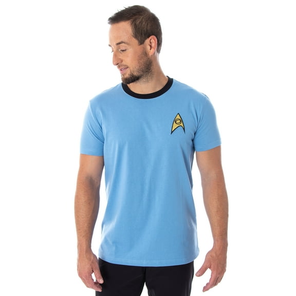 Star Trek The Original Series Men's Costume Short Sleeve Shirt - Kirk, Spock