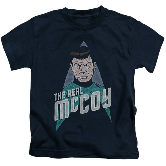 Star Trek The Real Mccoy Youth 18/1 T-Shirt Navy