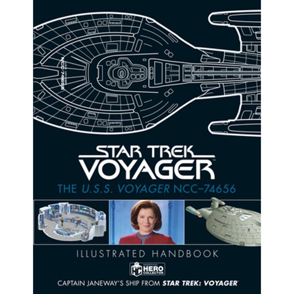 Pre-Owned Star Trek: The U.S.S. Voyager NCC-74656 Illustrated Handbook: Captain Janeway's Ship from Star Trek: Voyager Hardcover