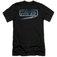 thumbnail image 1 of Star Trek Tng 25 Enterprise Premium Canvas Adult Slim Fit 30/1 T-Shirt Black, 1 of 1