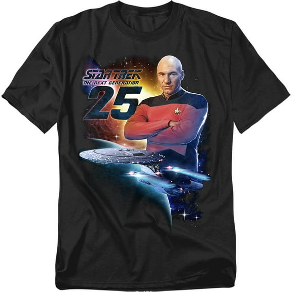Star Trek Tng 25 Officially Licensed Adult T-Shirt L