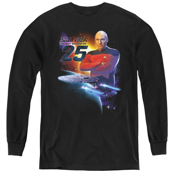 Star Trek - Tng 25 - Youth Long Sleeve Shirt - X-Large