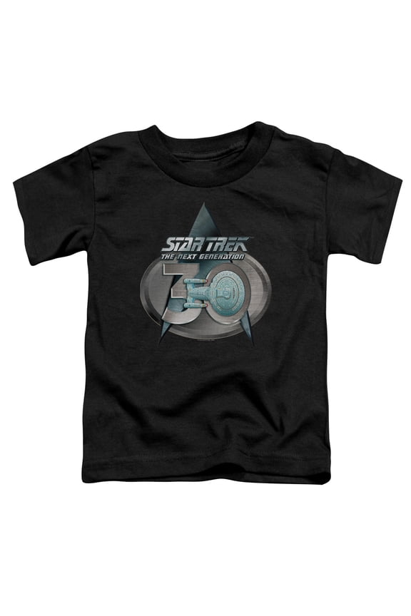 Star Trek - Tng 30 Logo - Toddler Short Sleeve Shirt - 2T