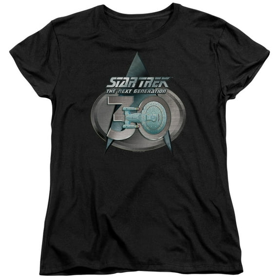 Star Trek - Tng 30 Logo - Women's Short Sleeve Shirt - Small