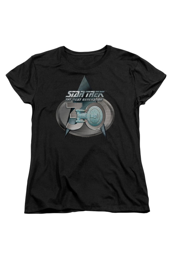 Star Trek - Tng 30 Logo - Women's Short Sleeve Shirt - XX-Large