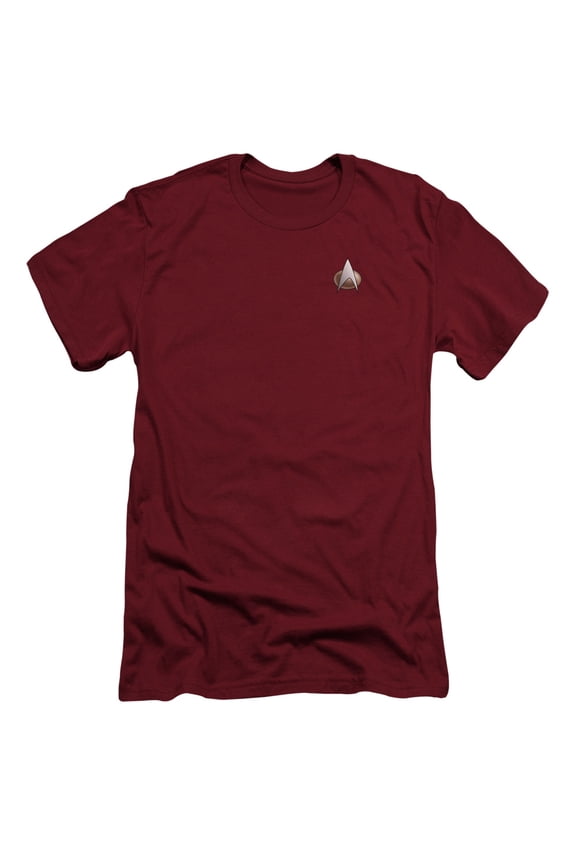 Star Trek/Tng Command Emblem Mens Slim Fit Shirt