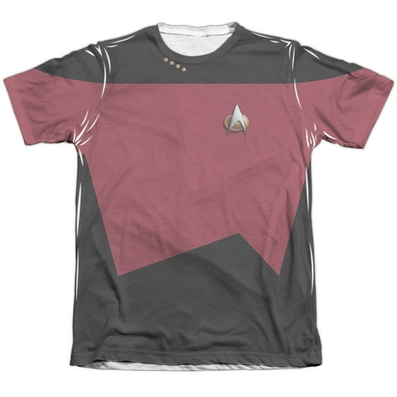 Star Trek - Tng Command Uniform - Short Sleeve Shirt - Large