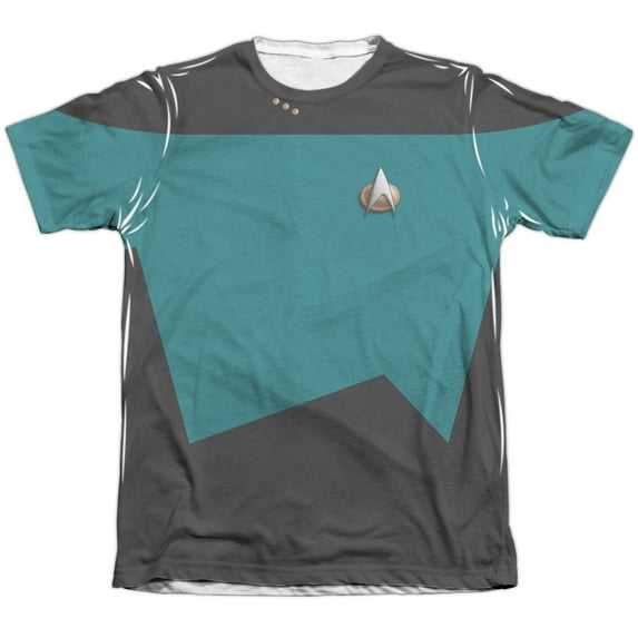 Star Trek - Tng Science Uniform - Short Sleeve Shirt - XX-Large
