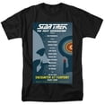 thumbnail image 1 of Star Trek Tng Season 1 Episode 1 Adult 18/1 T-Shirt Black, 1 of 1