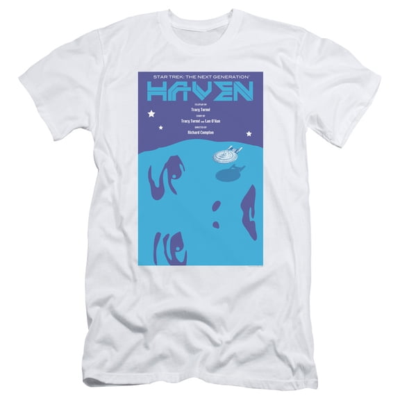 Star Trek Tng Season 1 Episode 11 Adult 30/1 T-Shirt White