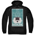 thumbnail image 1 of Star Trek Tng Season 1 Episode 13 Adult Pullover Hoodie Sweatshirt Black, 1 of 1