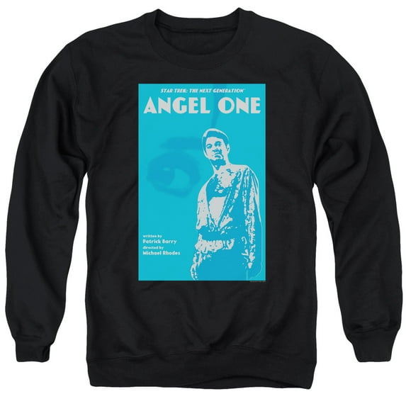 Star Trek Tng Season 1 Episode 14 Adult Crewneck Sweatshirt Black