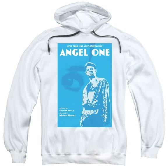 Star Trek Tng Season 1 Episode 14 Adult Pullover Hoodie Sweatshirt White