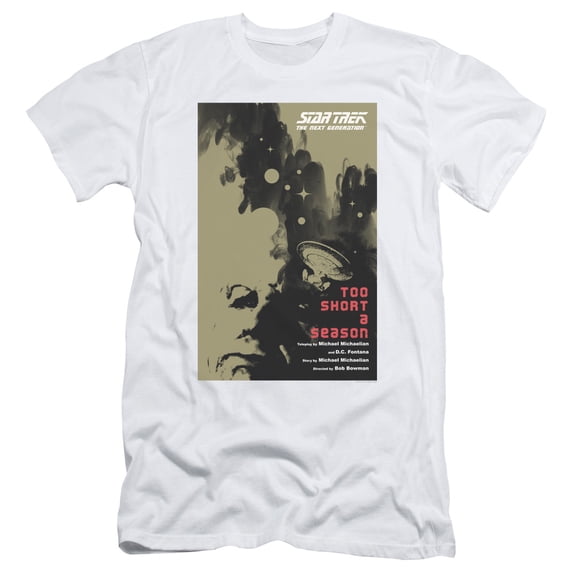 Star Trek Tng Season 1 Episode 16 Adult 30/1 T-Shirt White
