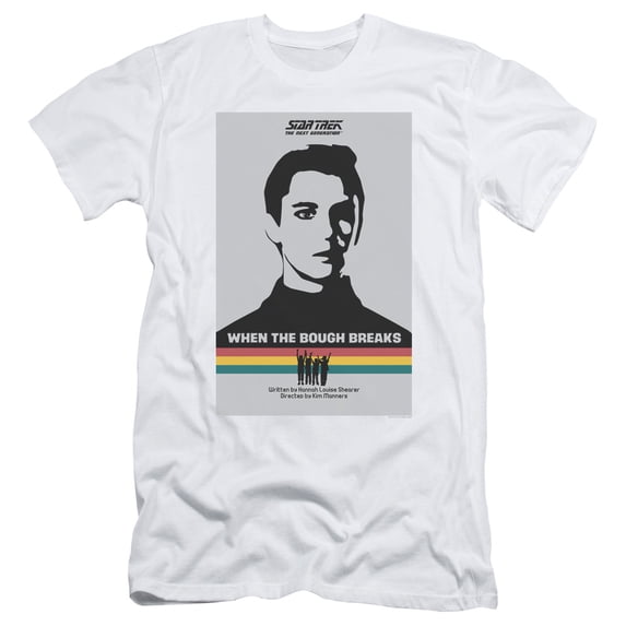 Star Trek Tng Season 1 Episode 17 Adult 30/1 T-Shirt White