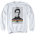 thumbnail image 1 of Star Trek Tng Season 1 Episode 17 Adult Crewneck Sweatshirt White, 1 of 1