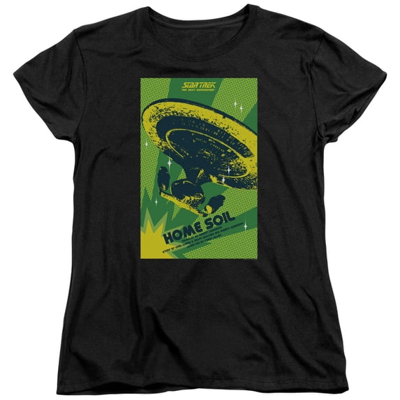 Star Trek - Tng Season 1 Episode 18 - Women's Short Sleeve Shirt - Small