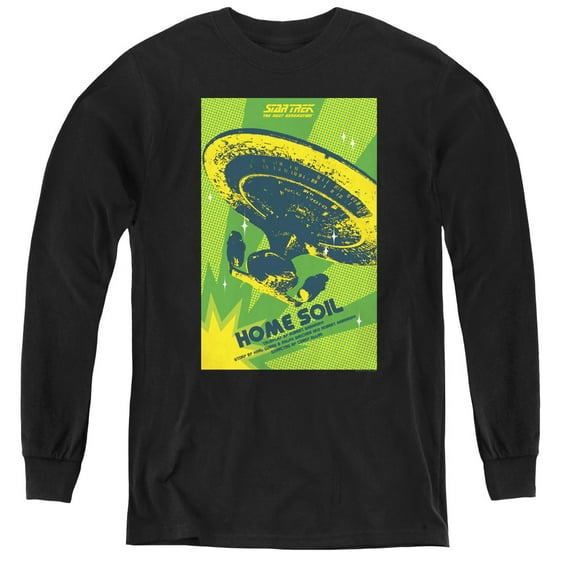 Star Trek - Tng Season 1 Episode 18 - Youth Long Sleeve Shirt - X-Large
