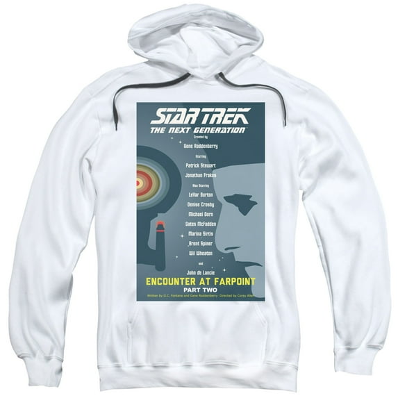 Star Trek - Tng Season 1 Episode 2 - Pull-Over Hoodie - Small