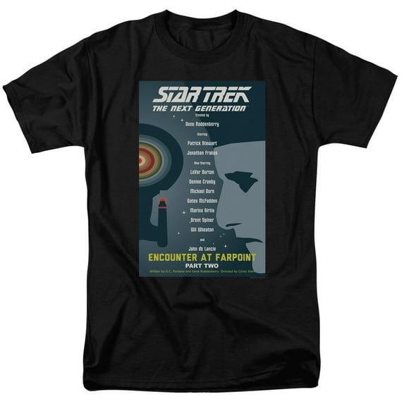 Star Trek - Tng Season 1 Episode 2 - Short Sleeve Shirt - Medium