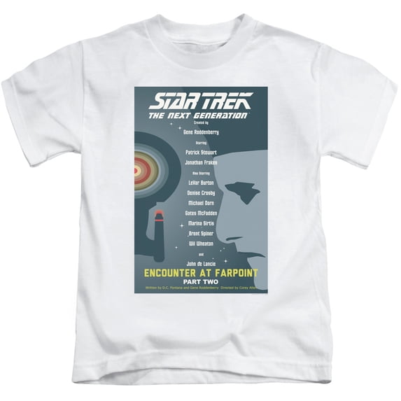 Star Trek Tng Season 1 Episode 2 Youth 18/1 T-Shirt White