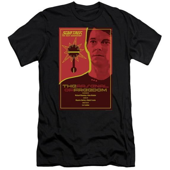 Star Trek Tng Season 1 Episode 21 Adult 30/1 T-Shirt Black