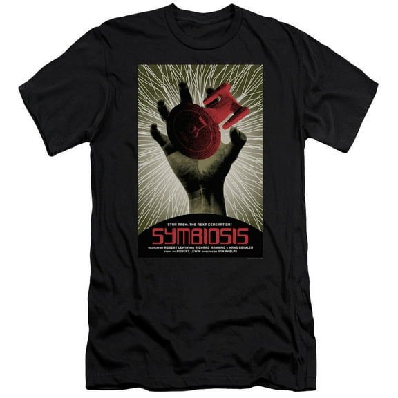 Star Trek - Tng Season 1 Episode 22 - Premium Slim Fit Short Sleeve Shirt - Medium