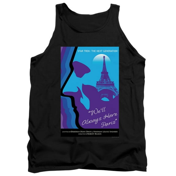 Star Trek Tng Season 1 Episode 24 Adult Tank Top Black