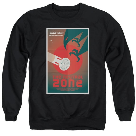 Star Trek Tng Season 1 Episode 26 Adult Crewneck Sweatshirt Black