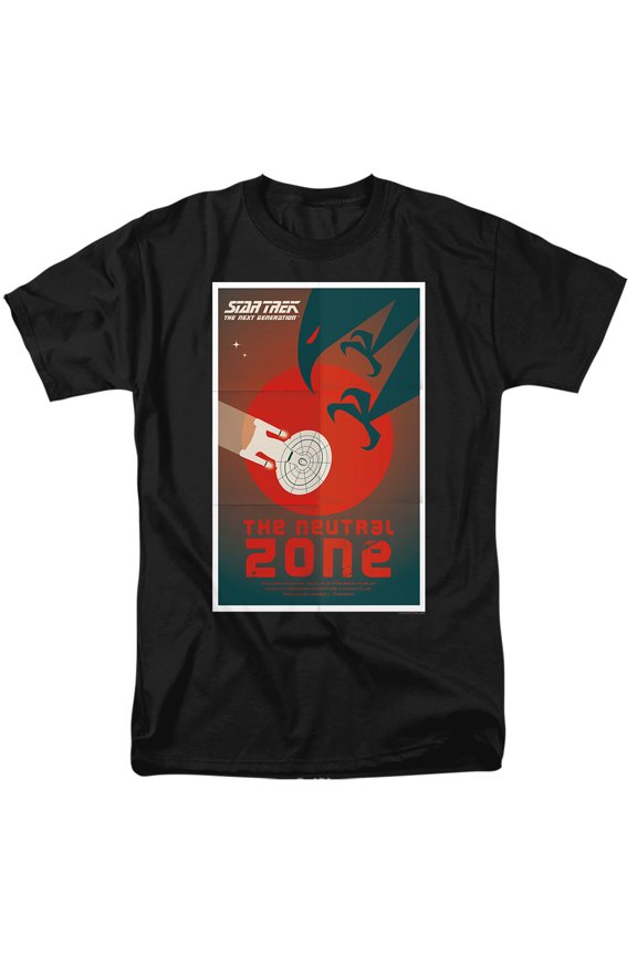 Star Trek - Tng Season 1 Episode 26 - Adult Unisex Short Sleeve T-Shirt - Black