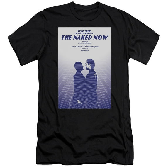 Star Trek - Tng Season 1 Episode 3 - Premium Slim Fit Short Sleeve Shirt - Medium
