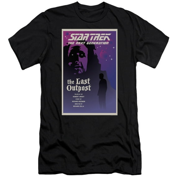 Star Trek - Tng Season 1 Episode 5 - Premium Slim Fit Short Sleeve Shirt - Large