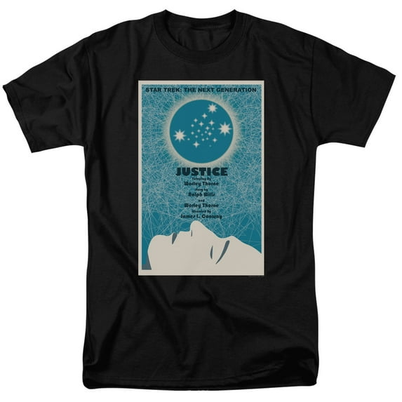 Star Trek Tng Season 1 Episode 8 Adult 18/1 T-Shirt Black