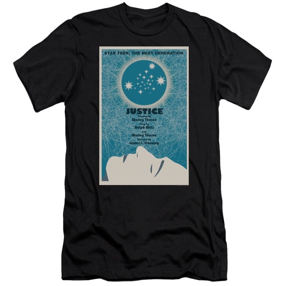 Star Trek - Tng Season 1 Episode 8 - Premium Slim Fit Short Sleeve Shirt - X-Large