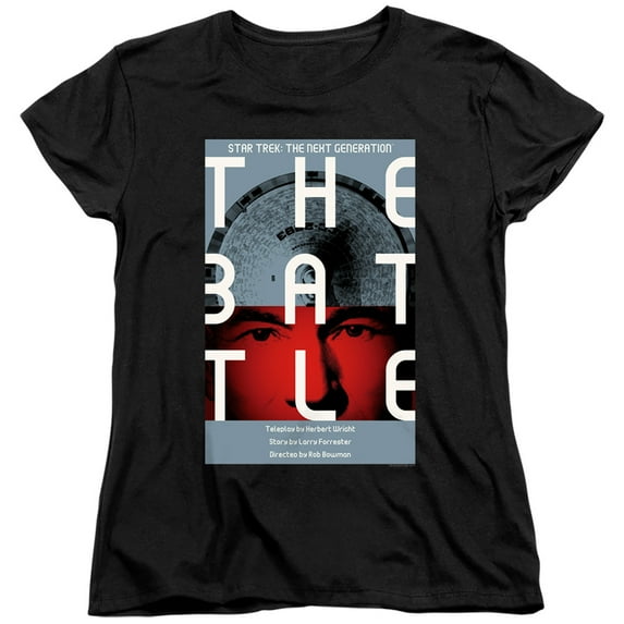Star Trek Tng Season 1 Episode 9 Women's T-Shirt Black