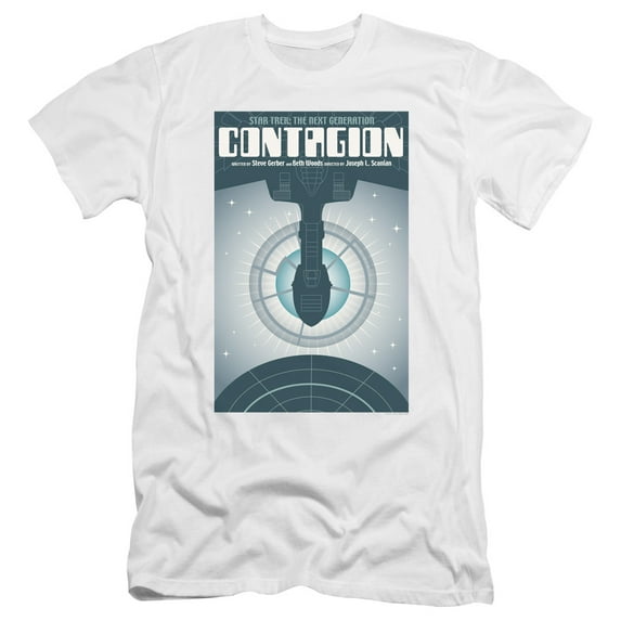 Star Trek - Tng Season 2 Episode 11 - Premium Slim Fit Short Sleeve Shirt - Small