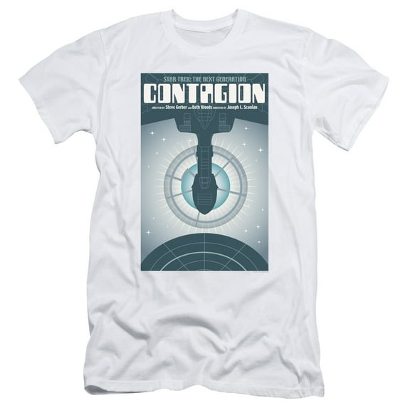 Star Trek - Tng Season 2 Episode 11 - Slim Fit Short Sleeve Shirt - Large