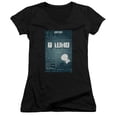 thumbnail image 1 of Star Trek Tng Season 2 Episode 16 Junior Women's V-Neck T-Shirt Black, 1 of 1