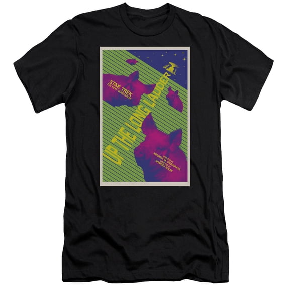 Star Trek Tng Season 2 Episode 18 Adult 30/1 T-Shirt Black